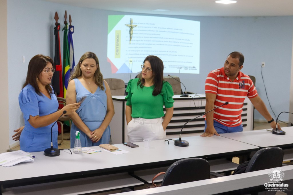 SEDH e SMDS realizam reunião de apresentação do Serviço Família Acolhedora em Queimadas-PB
