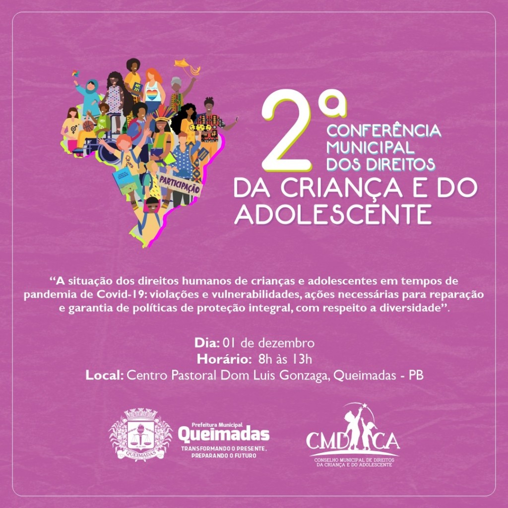 Convite: II Conferência Municipal de Direitos da Criança e do Adolescente